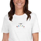 I want NASTO - Embroidered t-shirt